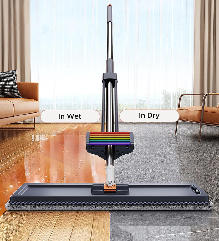Joybos® 50CM Household Flat Mop With 4 Refills Z4 4 Joybos® 50CM Household Flat Mop With 4 Refills Z4 - Image 4