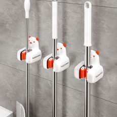 Joybos®Self-Adhesive No Drilling Broom Clip Mop Grippers