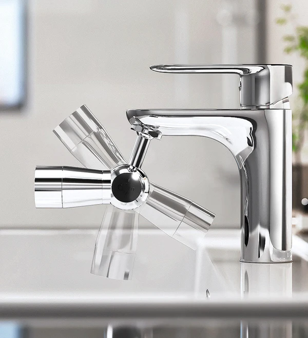 Joybos® Universal Splash Filter Faucet With Dual Function Water Flow Swivel F25 3 Joybos® Universal Splash Filter Faucet With Dual Function Water Flow Swivel F25 - Image 3