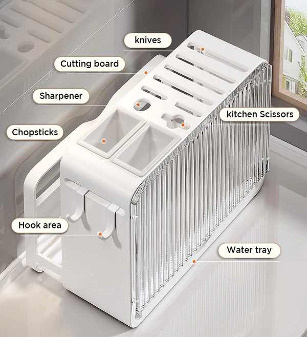 Joybos® Multifunctional Wall Mounted Kitchen Utensil Holder For Countertop Organizer F71 3 Joybos® Multifunctional Wall Mounted Kitchen Utensil Holder For Countertop Organizer F71 - Image 3