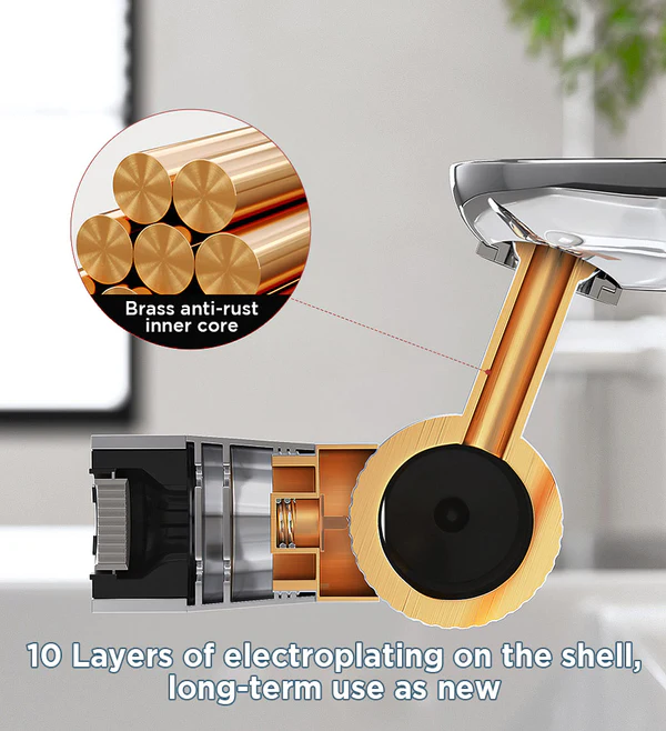 Joybos® Universal Splash Filter Faucet With Dual Function Water Flow Swivel F25 4 Joybos® Universal Splash Filter Faucet With Dual Function Water Flow Swivel F25 - Image 4