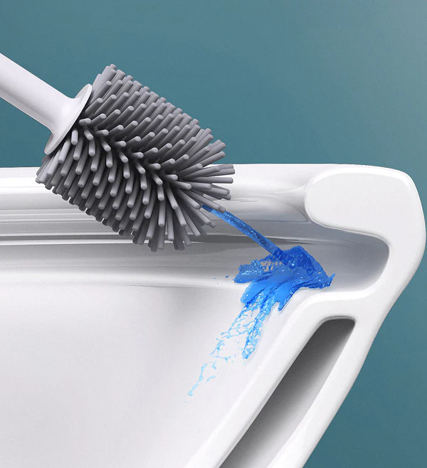 Joybos® Silicone Toilet Brush with Detergent Dispenser F60 4 Joybos® Silicone Toilet Brush with Detergent Dispenser F60 - Image 4