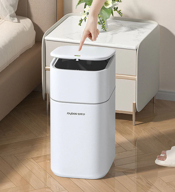 Joybos®2.5 Gallon Trash Can with Press Type Lid Z17 1 Joybos®2.5 Gallon Trash Can with Press Type Lid Z17