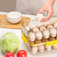 Joybos® Smart Eggs Container for Refrigerator with Date Reminder