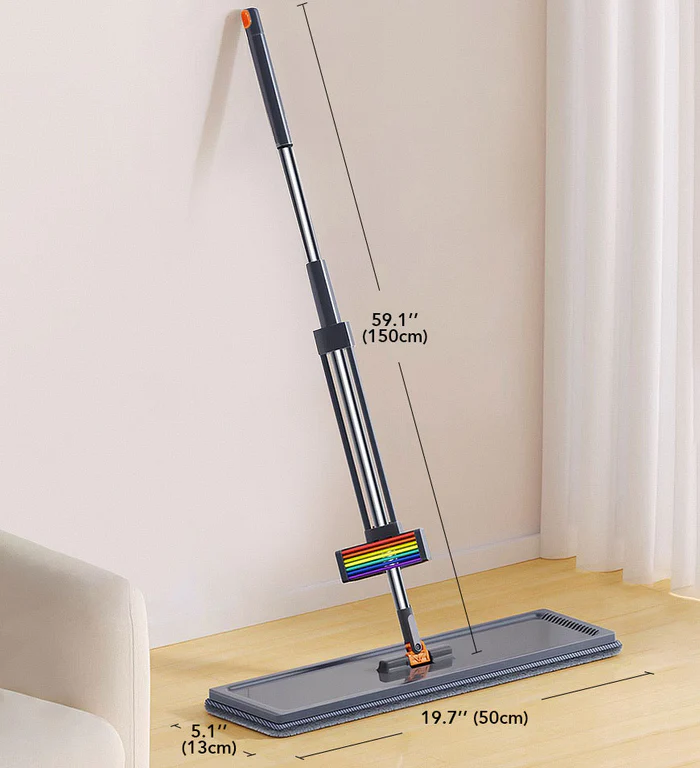 Joybos® 50CM Household Flat Mop With 4 Refills Z4 5 Joybos® 50CM Household Flat Mop With 4 Refills Z4 - Image 5