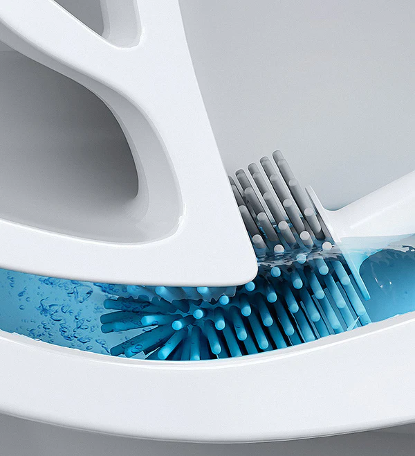 Joybos® Silicone Toilet Brush with Detergent Dispenser F60 5 Joybos® Silicone Toilet Brush with Detergent Dispenser F60 - Image 5