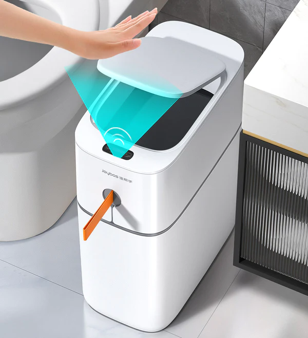 Joybos® Bathroom Trash Cans with Automatic Lid 1