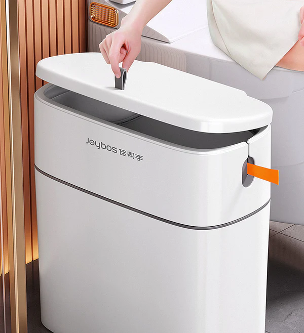 Joybos® 4.2 Gal Step Trash Can with Small Lid and Hand Free Foot Pedal 1