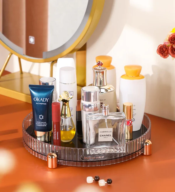 Joybos® Transparent Light Luxury Rotating Storage Tray 5 Joybos® Transparent Light Luxury Rotating Storage Tray - Image 5