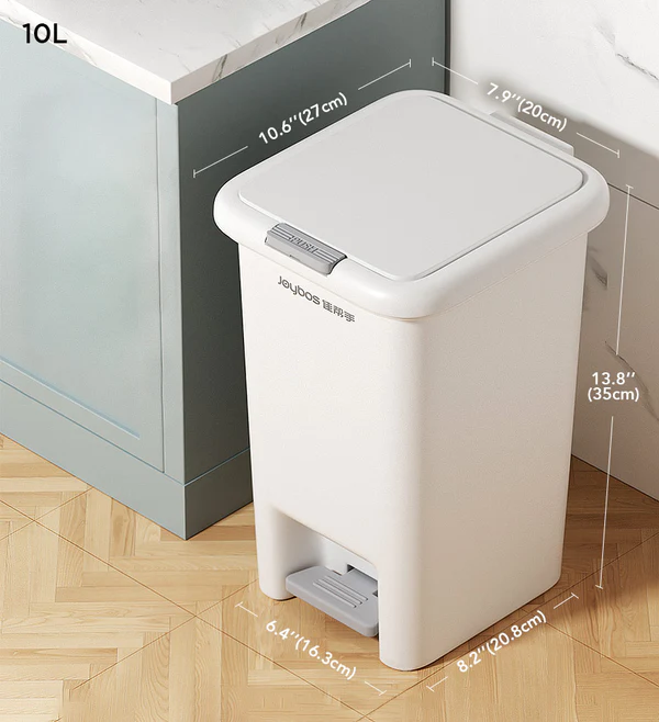 Joybos® Slim Step On Pedal Plastic Trash Can Kit F26 6 Joybos® Slim Step On Pedal Plastic Trash Can Kit F26 - Image 6