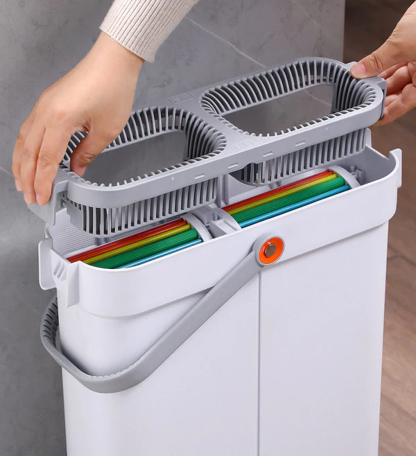 Joybos®Flat Floor Mop and Bucket Set with Aluminum Handle 8 Joybos®Flat Floor Mop and Bucket Set with Aluminum Handle - Image 8