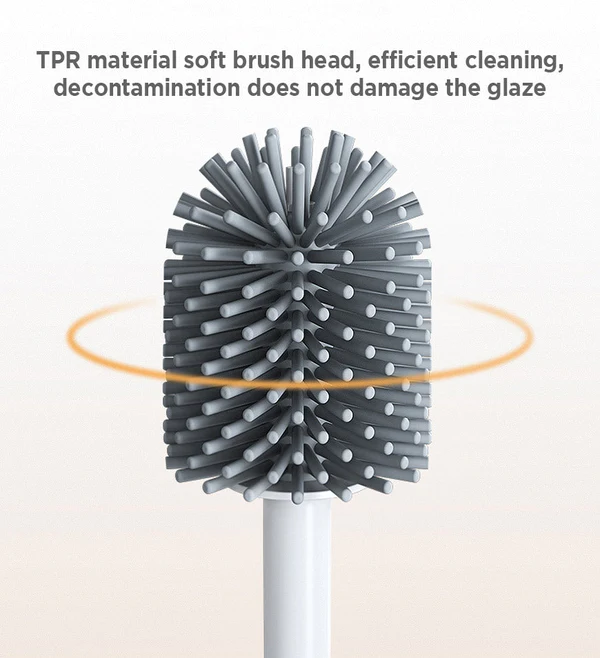 Joybos® Silicone Toilet Brush with Detergent Dispenser F60 6 Joybos® Silicone Toilet Brush with Detergent Dispenser F60 - Image 6