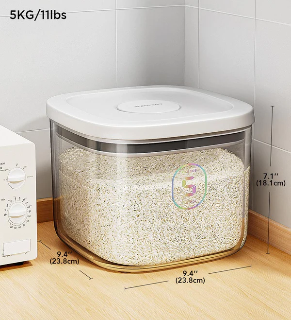 Joybos® 22 Lbs Food Cereal Storage Container Bins Dispenser For Kitchen Pantry F59 6 Joybos® 22 Lbs Food Cereal Storage Container Bins Dispenser For Kitchen Pantry F59 - Image 6