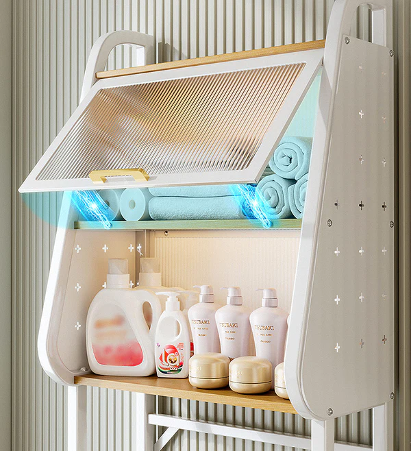 Joybos® 3-Tier Bathroom Metal Organizer Shelf Over Toilet With Doors 9 Joybos® 3-Tier Bathroom Metal Organizer Shelf Over Toilet With Doors - Image 9