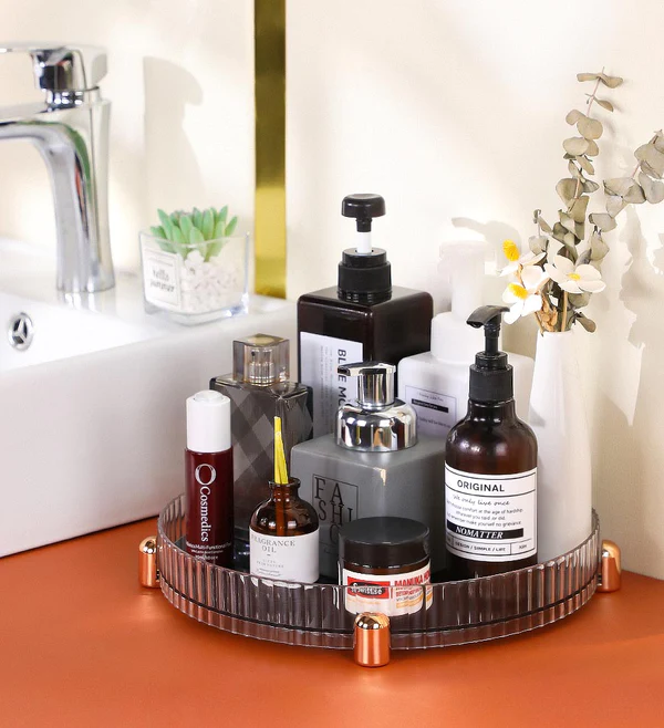 Joybos® Transparent Light Luxury Rotating Storage Tray 6 Joybos® Transparent Light Luxury Rotating Storage Tray - Image 6