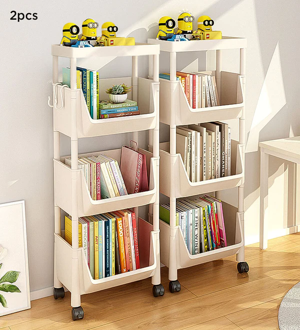 Joybos® 3-Tier Storage Shelf Rack With Brake 10 Joybos® 3-Tier Storage Shelf Rack With Brake - Image 10