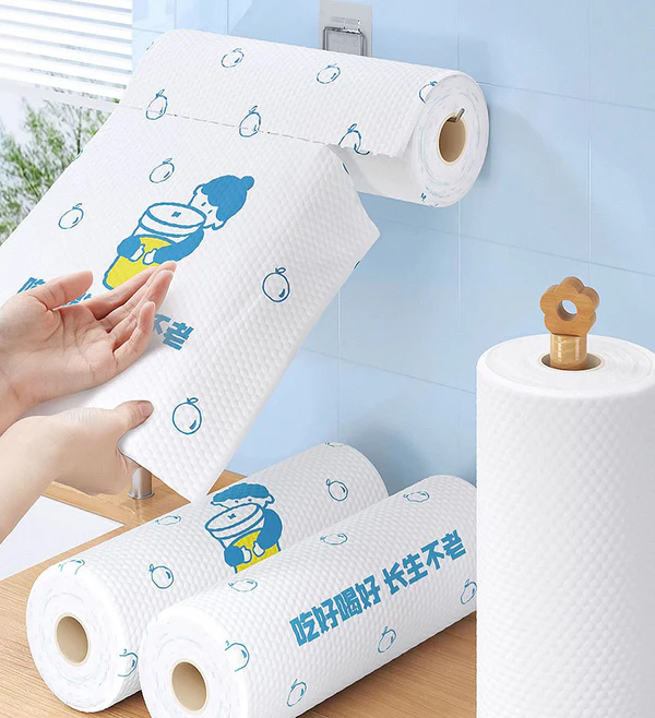 Joybos® Reusable Cleaning Cloths Disposable for Kitchen with Printed Design F78 4 Joybos® Reusable Cleaning Cloths Disposable for Kitchen with Printed Design F78 - Image 4