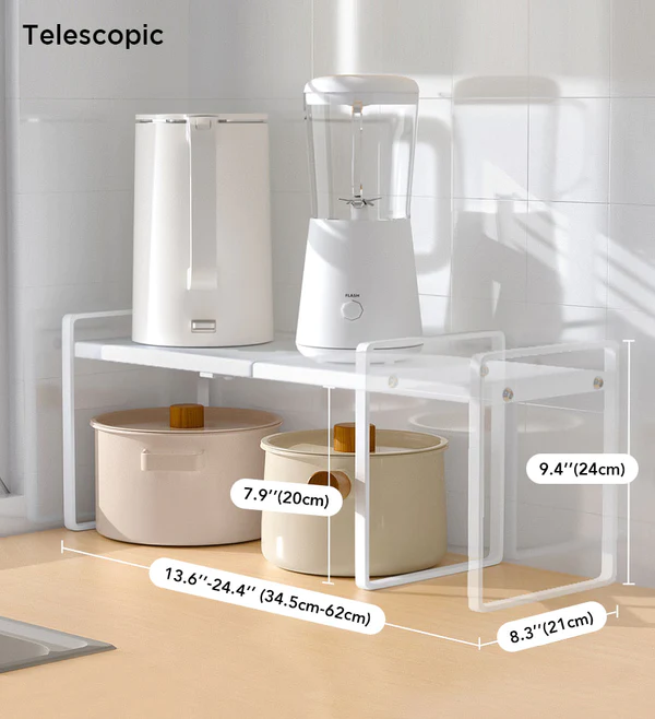 Joybos® Expandable Countertop Organizer in Steel with Rust Resistant For Kitchen Pantry F46 5 Joybos® Expandable Countertop Organizer in Steel with Rust Resistant For Kitchen Pantry F46 - Image 5