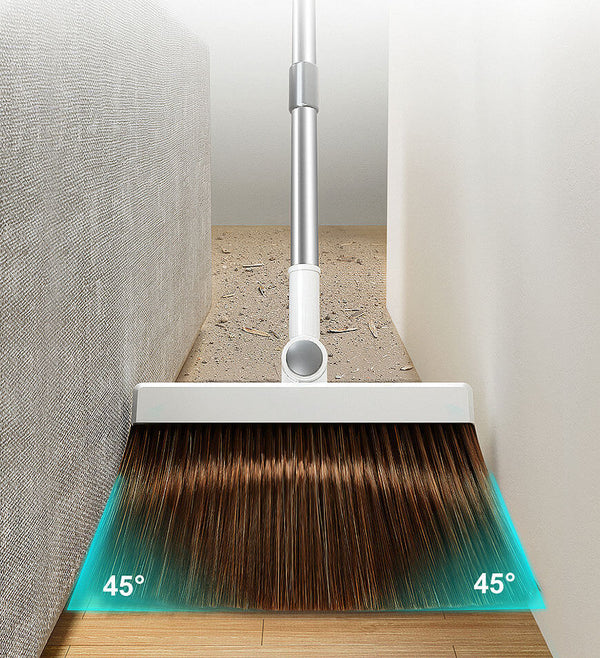 Joybos® White Home Cleaning Kit Broom with Adjustable Handle 8 Joybos® White Home Cleaning Kit Broom with Adjustable Handle - Image 8