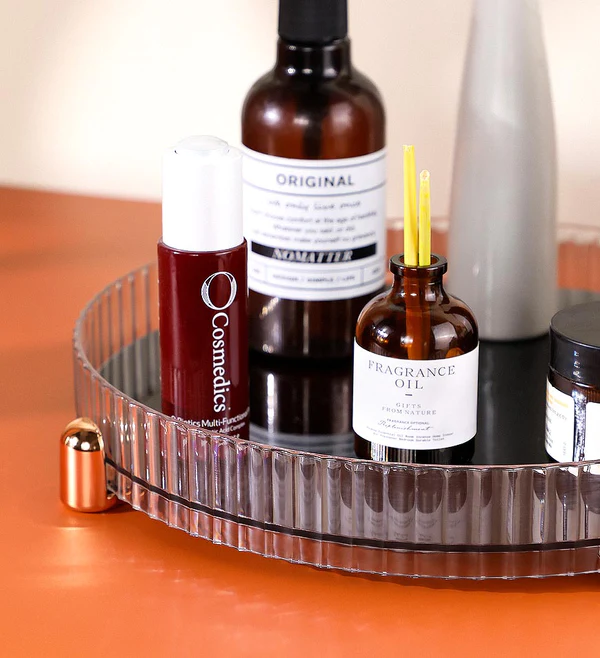 Joybos® Transparent Light Luxury Rotating Storage Tray 7 Joybos® Transparent Light Luxury Rotating Storage Tray - Image 7