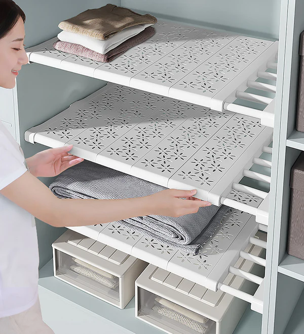 Joybos® Adjustable Wardrobe Storage Shelves 2
