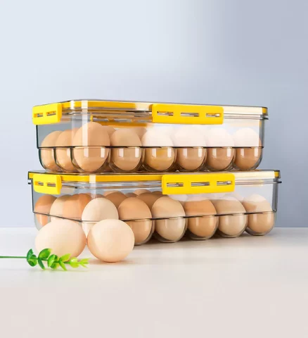 Joybos® Smart Eggs Container for Refrigerator with Date Reminder 8