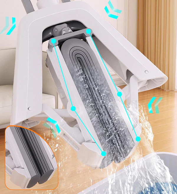 Joybos® 33 cm Sponge Mop Broom Self Tightening Z13 8 Joybos® 33 cm Sponge Mop Broom Self Tightening Z13 - Image 8