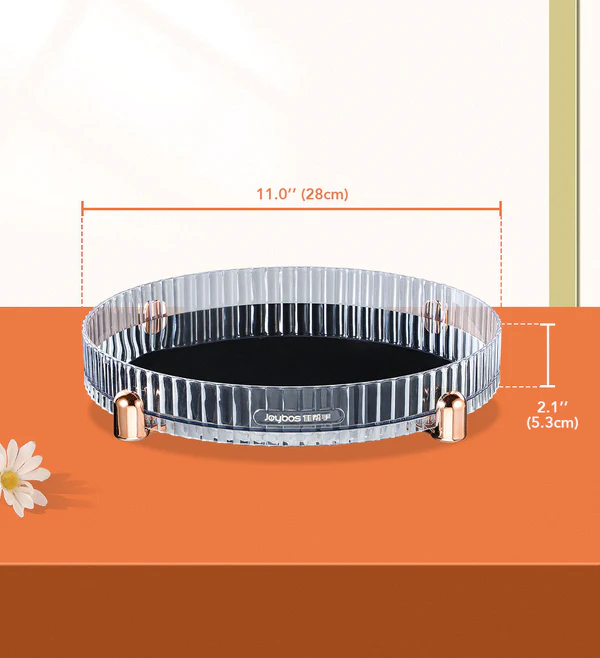 Joybos® Transparent Light Luxury Rotating Storage Tray 9 Joybos® Transparent Light Luxury Rotating Storage Tray - Image 9