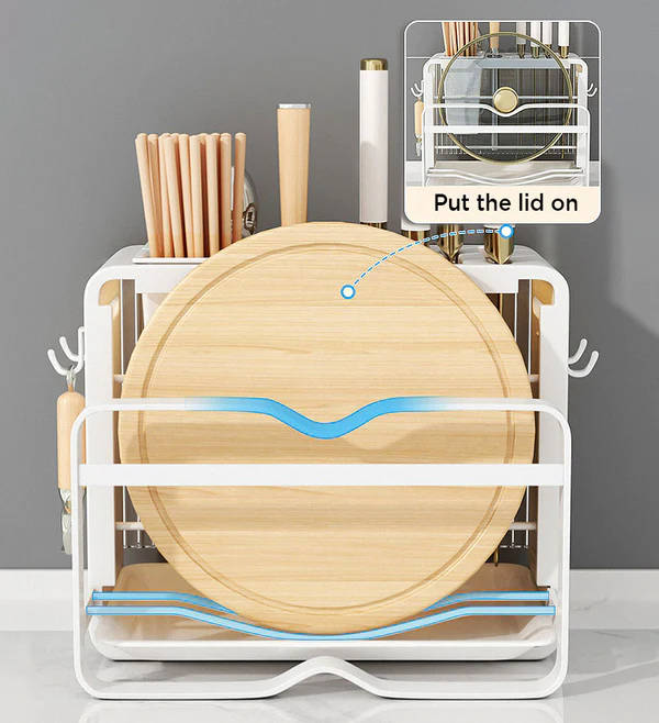 Joybos® Multifunctional Wall Mounted Kitchen Utensil Holder For Countertop Organizer F71 7 Joybos® Multifunctional Wall Mounted Kitchen Utensil Holder For Countertop Organizer F71 - Image 7