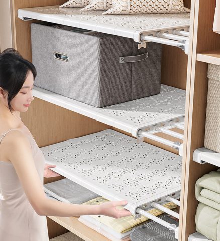 Joybos® Adjustable Wardrobe Storage Shelves 8