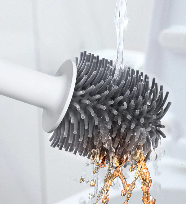 Joybos® Silicone Toilet Brush with Detergent Dispenser F60 9 Joybos® Silicone Toilet Brush with Detergent Dispenser F60 - Image 9