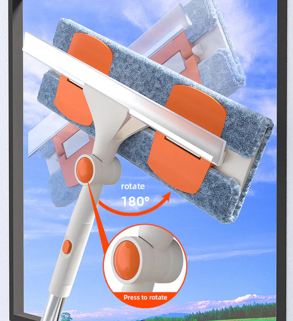 Joybos® Microfiber Telescopic Rod Glass Window Cleaning Wiper With Fork T7 8 Joybos® Microfiber Telescopic Rod Glass Window Cleaning Wiper With Fork T7 - Image 8