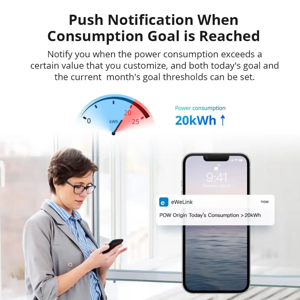 SONOFF POW Origin Smart Power Meter Switch( POWR2 Upgrade Version) 7 SONOFF POW Origin Smart Power Meter Switch( POWR2 Upgrade Version) - Image 7