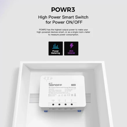 SONOFF POWR3 High Power Smart Switch 3