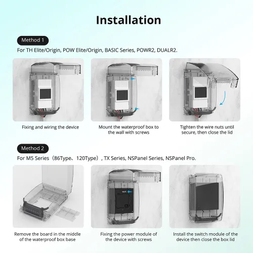 SONOFF Waterproof Box R2 6 SONOFF Waterproof Box R2 - Image 6