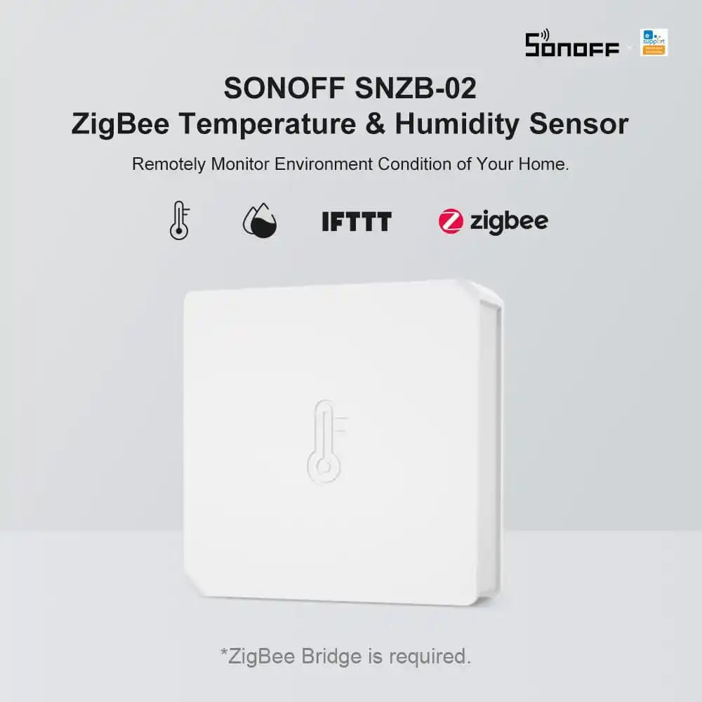 SONOFF SNZB-02 - Zigbee Temperature and Humidity Sensor 2 SONOFF SNZB-02 - Zigbee Temperature and Humidity Sensor - Image 2