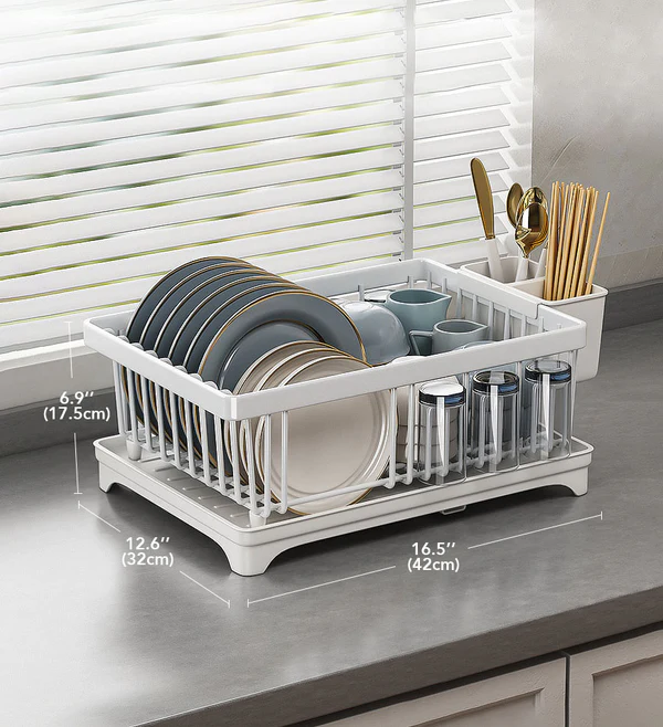 Joybos® Dish Drying Rack With Drainboard And Drainage F110 9 Joybos® Dish Drying Rack With Drainboard And Drainage F110 - Image 9