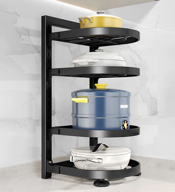 Joybos® Multi-Layer Movable Rotating Kitchen Storage Multifunctional Household Shelf F128 1