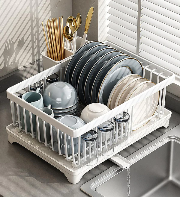 Joybos® Dish Drying Rack With Drainboard And Drainage F110 3 Joybos® Dish Drying Rack With Drainboard And Drainage F110 - Image 3
