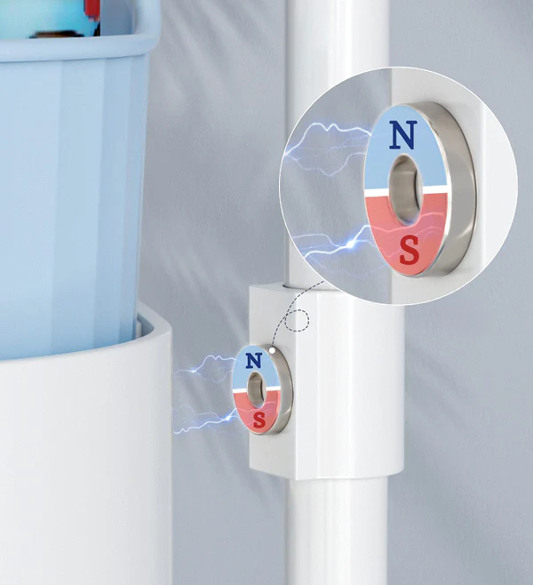 Joybos® 5Layer Metal Kitchen Rotating Storage Rack With Wheels F95 4 Joybos® 5Layer Metal Kitchen Rotating Storage Rack With Wheels F95 - Image 4