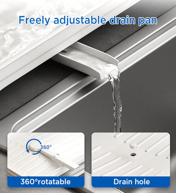 Joybos® Dish Drying Rack With Drainboard And Drainage F110 4 Joybos® Dish Drying Rack With Drainboard And Drainage F110 - Image 4