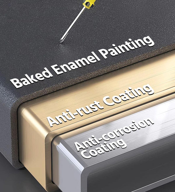 Joybos® 3 Tier Heavy Duty Metal Adjustable Multifunction Storage Shelves F98 5 Joybos® 3 Tier Heavy Duty Metal Adjustable Multifunction Storage Shelves F98 - Image 5