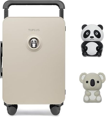 TUPLUS BALANCE Hardside Luggage with Double Spinner Wheels, USB Charging Port, Carry-On 20-Inch, Quiet, TSA Lock Suitcase 8