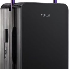 TUPLUS BALANCE Hardside Luggage with Double Spinner Wheels, USB Charging Port, Carry-On 20-Inch, Quiet, TSA Lock Suitcase
