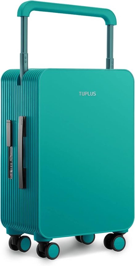 TUPLUS BALANCE Hardside Luggage with Double Spinner Wheels, USB Charging Port, Carry-On 20-Inch, Quiet, TSA Lock Suitcase 9