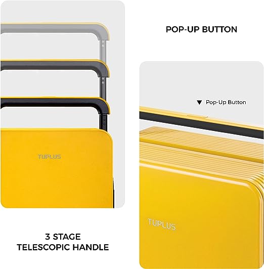 TUPLUS BALANCE Hardside Luggage with Double Spinner Wheels, USB Charging Port, Carry-On 20-Inch, Quiet, TSA Lock Suitcase 12 TUPLUS BALANCE Hardside Luggage with Double Spinner Wheels, USB Charging Port, Carry-On 20-Inch, Quiet, TSA Lock Suitcase - Image 12