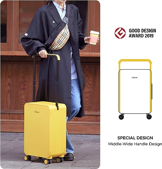 TUPLUS BALANCE Hardside Luggage with Double Spinner Wheels, USB Charging Port, Carry-On 20-Inch, Quiet, TSA Lock Suitcase 11 TUPLUS BALANCE Hardside Luggage with Double Spinner Wheels, USB Charging Port, Carry-On 20-Inch, Quiet, TSA Lock Suitcase - Image 11