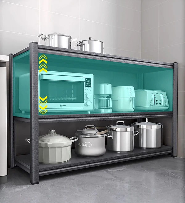 Joybos® 3 Tier Heavy Duty Metal Adjustable Multifunction Storage Shelves F98 7 Joybos® 3 Tier Heavy Duty Metal Adjustable Multifunction Storage Shelves F98 - Image 7