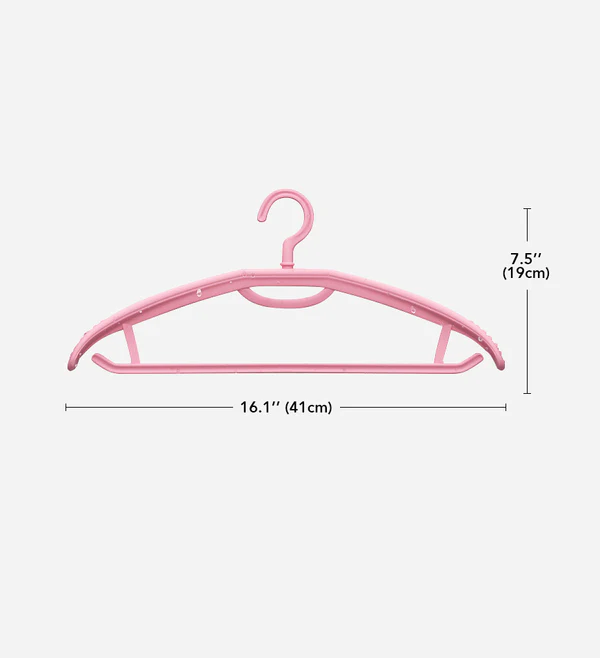 Joybos® Non-Slip Plastic Space Saving Hangers in Rainbow Colors F126 7 Joybos® Non-Slip Plastic Space Saving Hangers in Rainbow Colors F126 - Image 7