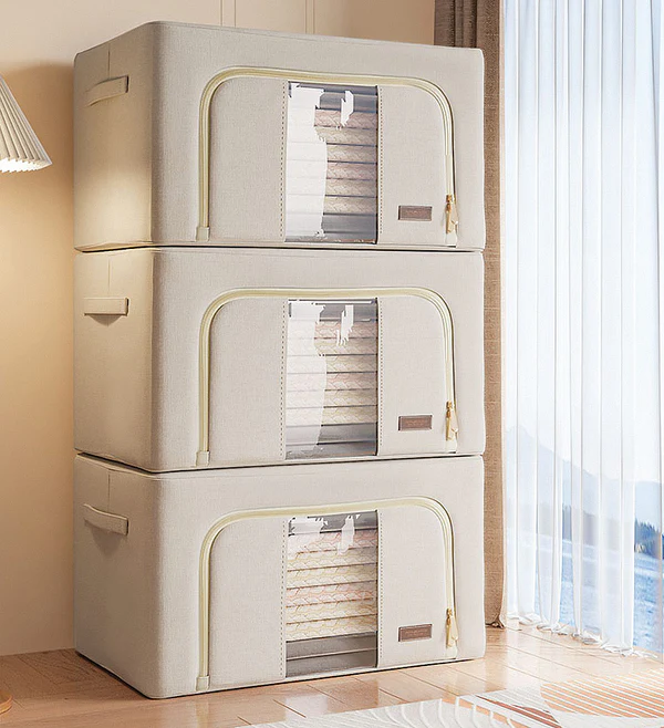 Joybos® Cotton Foldable Clothes Storage Box 5 Joybos® Cotton Foldable Clothes Storage Box - Image 5